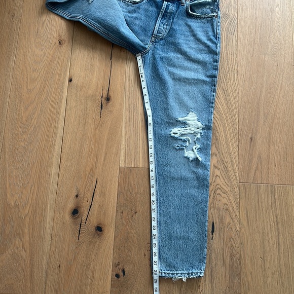 NWT AGOLDE Fen High Rise Relaxed Taper Jeans - Color: Wander - Size 26 - Picture 13 of 13